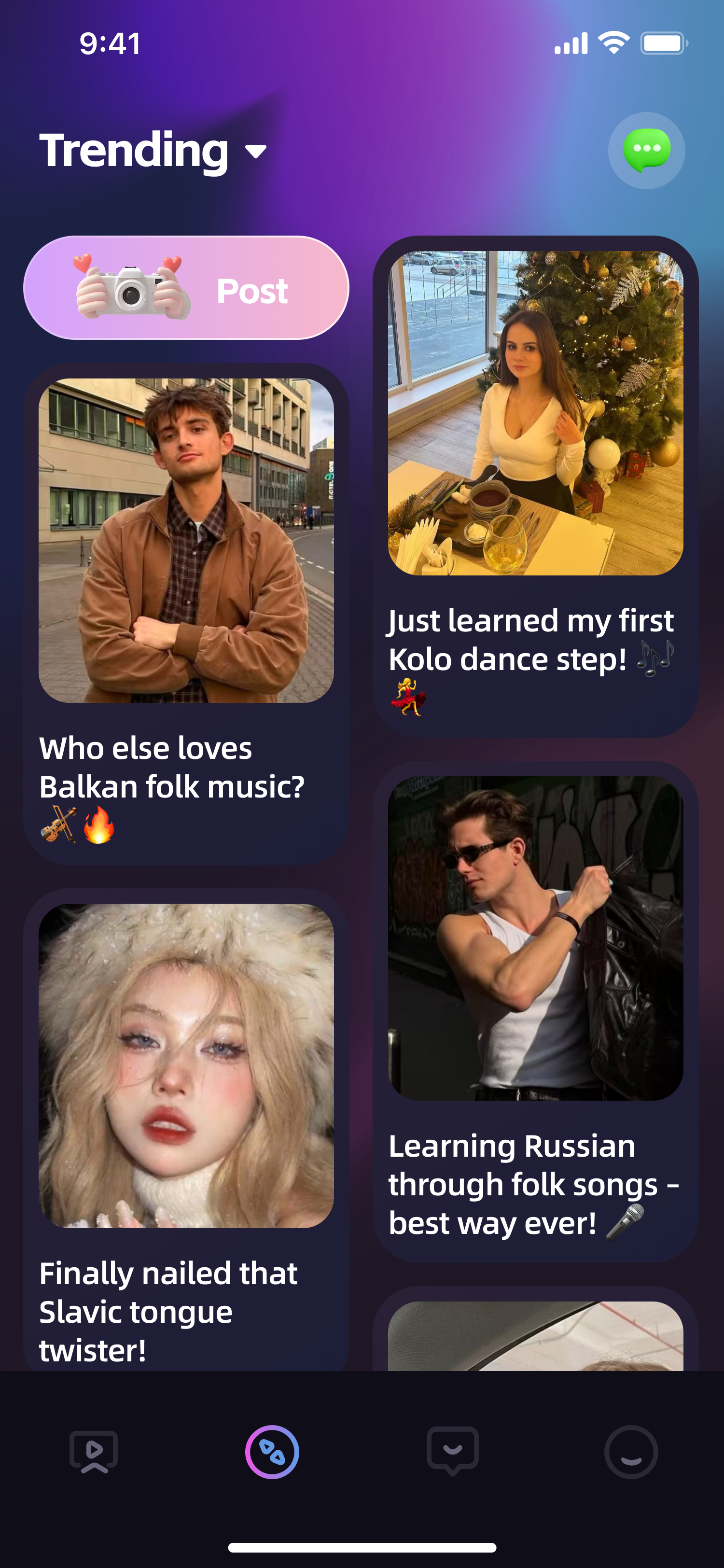 OKLiv community feed